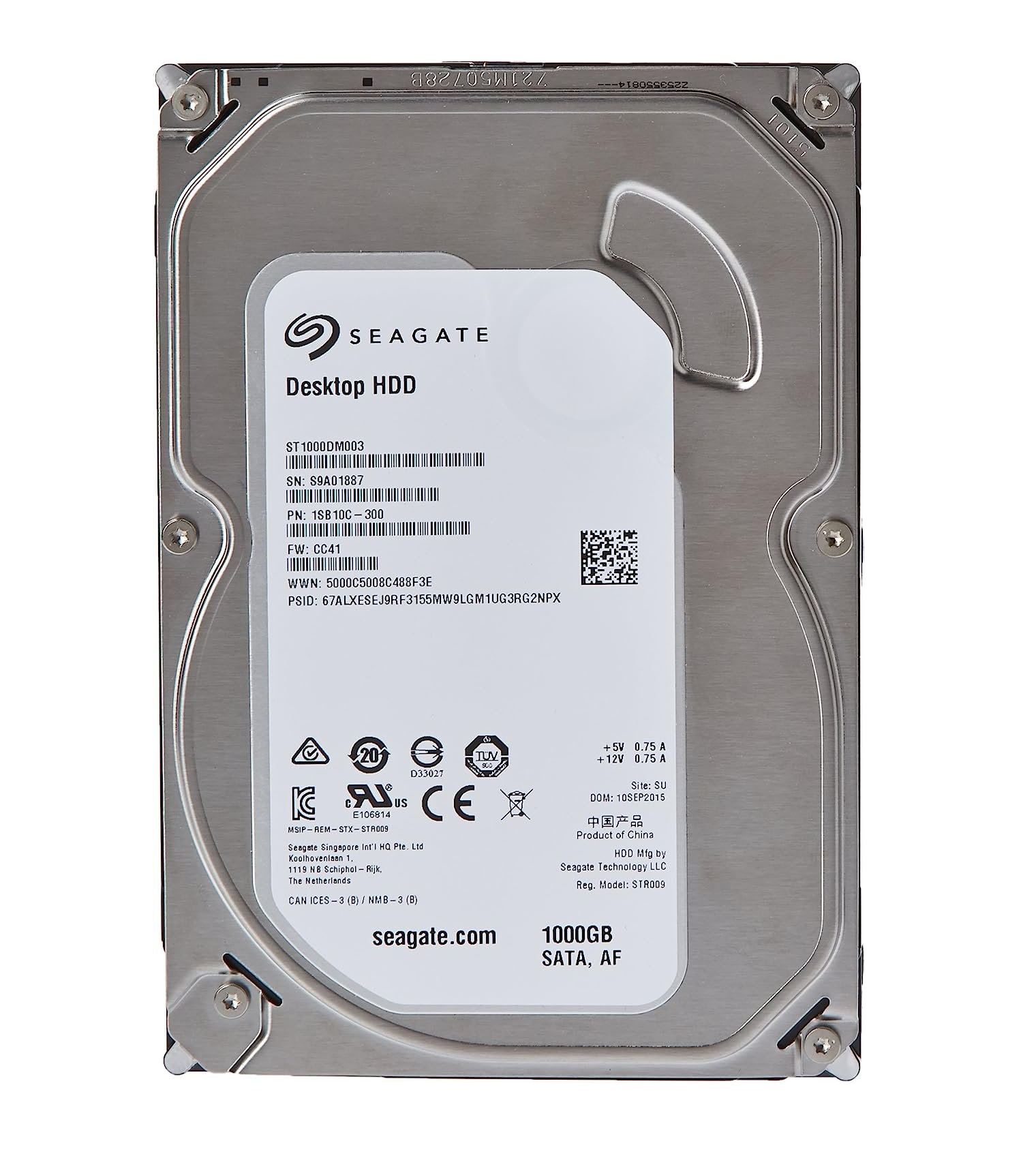 Купити HDD 3.5 Seagate Barracuda ST1000DM003 1TB 64MB SATA 3 в RPC